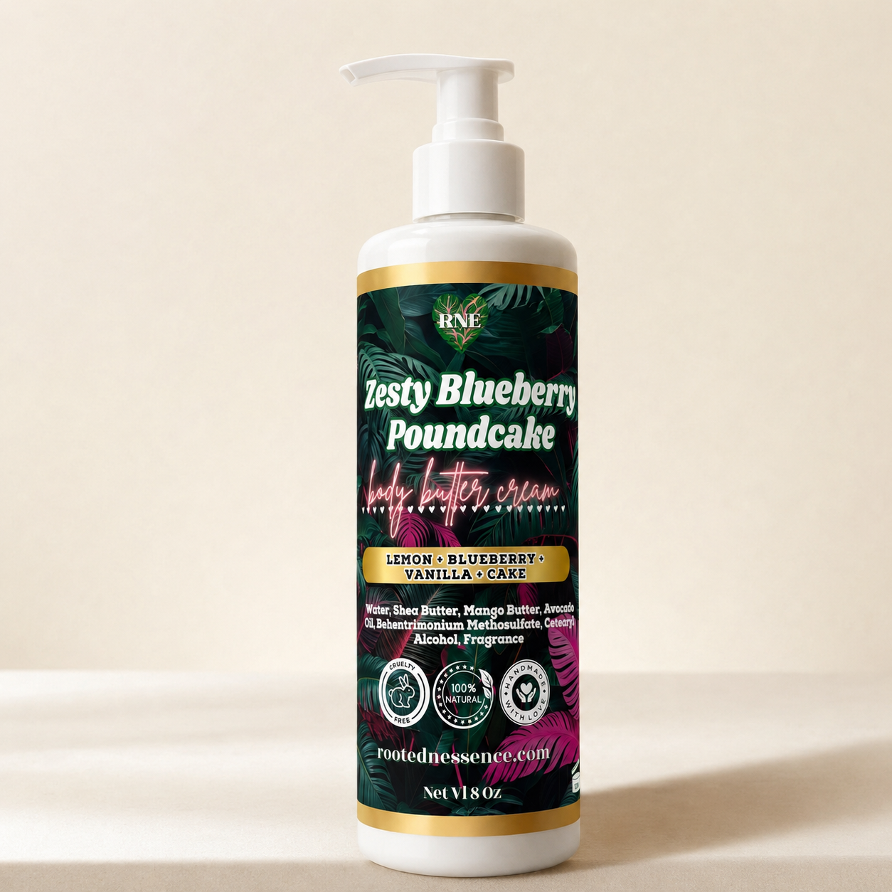 Zesty Blueberry Poundcake Body Butter Cream