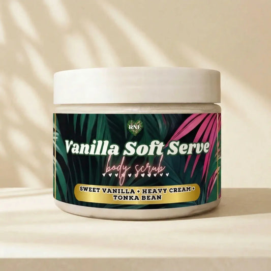 Vanilla Soft Serve Body Scrub