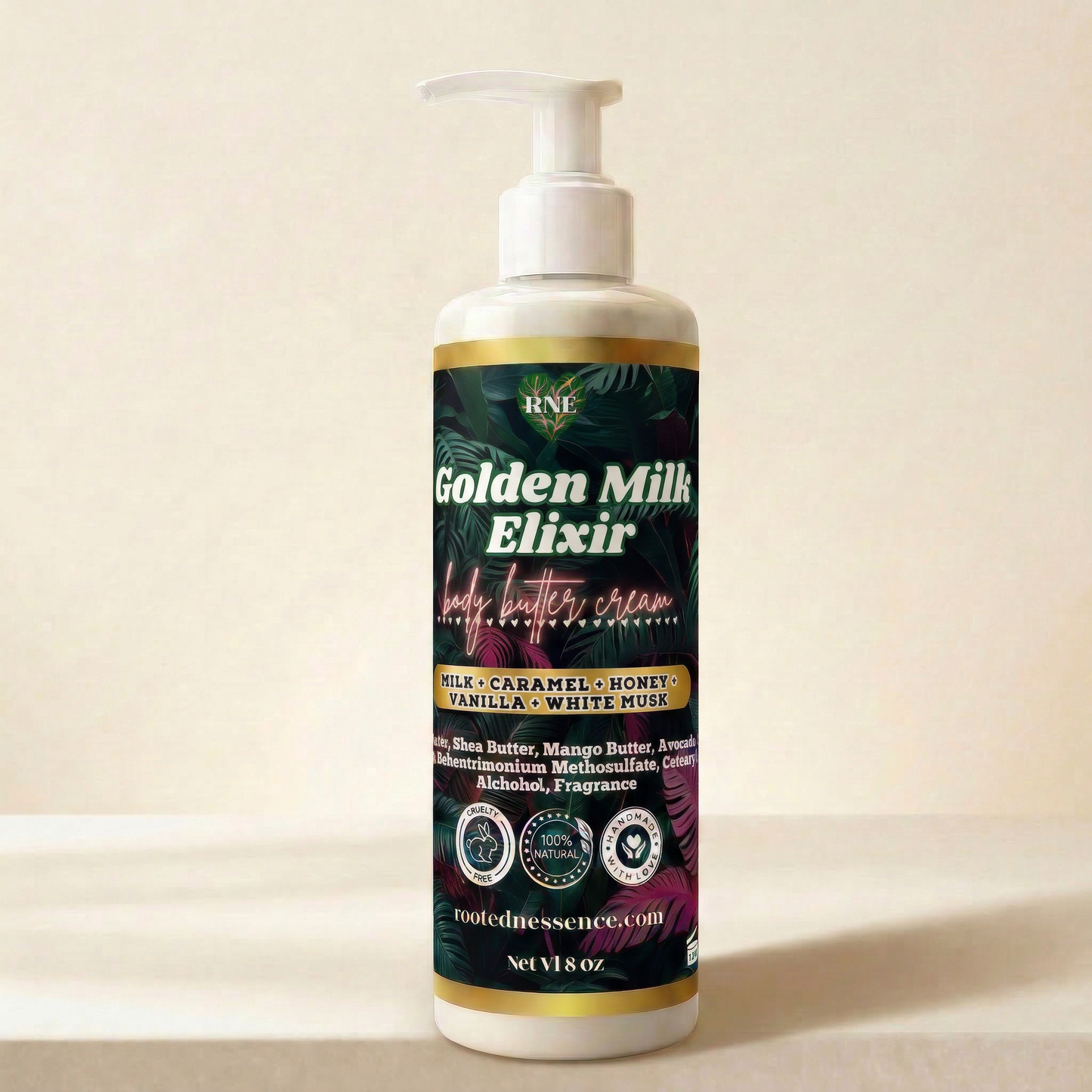 Golden Milk Elixir Body Butter Cream