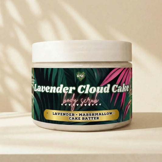 Lavender Cloud Cake Body Scrub