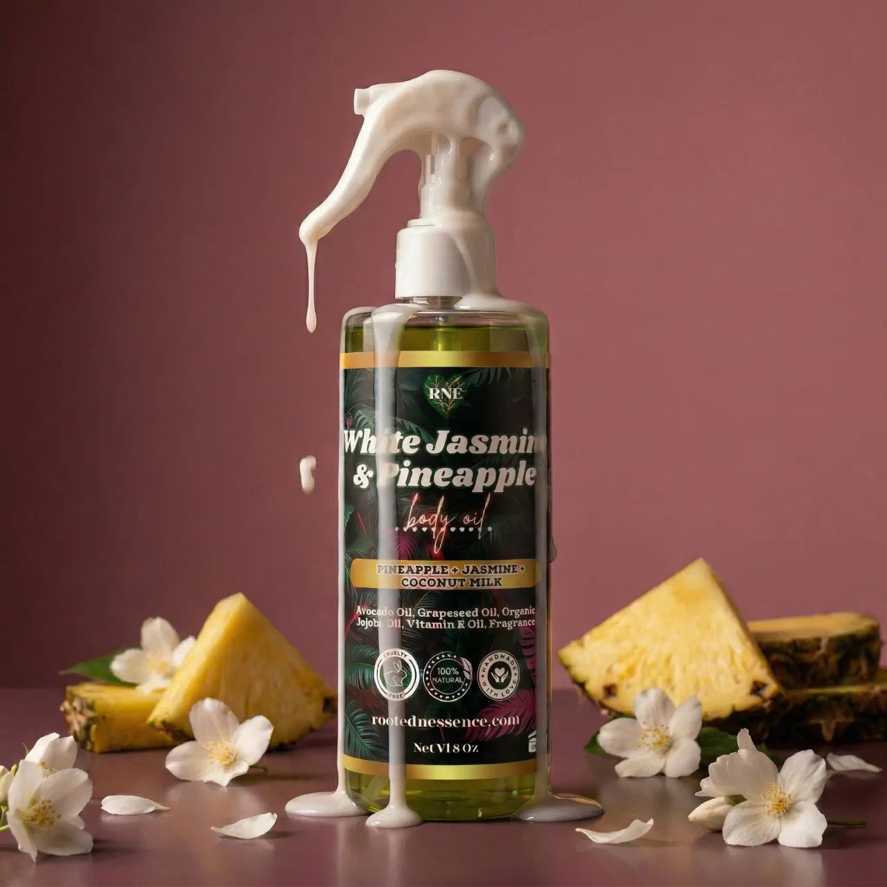 White Jasmine & Pineapple Body Oil